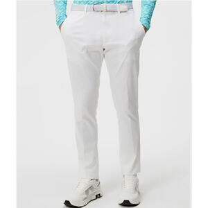 J. Lindeberg Men's Golf Vent Pants White Size 34 x 32 NWT Lightweight Comfy